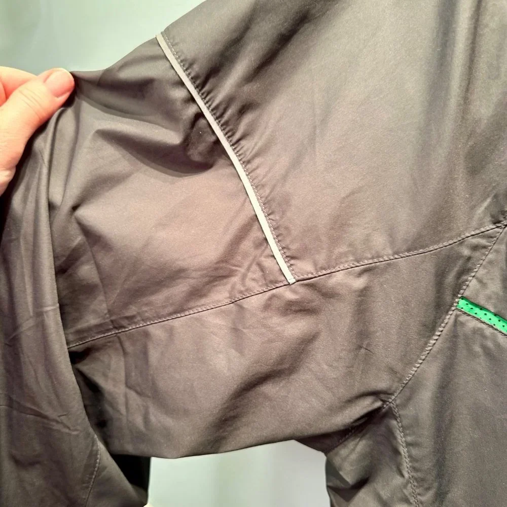 Nike Size Large Spring Windbreaker Training Running Track Jacket Black - Picture 5 of 16